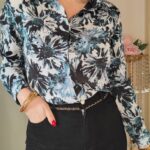 Wide Leg Cadena Negro