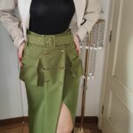 Falda Cargo Verde