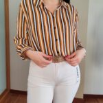 Camisa Rayas Mostaza