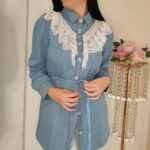 Camisero Bordado Denim