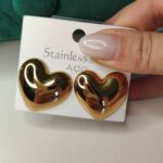 Pendientes Corazón Gold