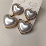 Pendientes Perla Corazón