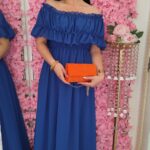 Vestido Azulón Capa