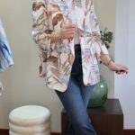 Americana estampada floral